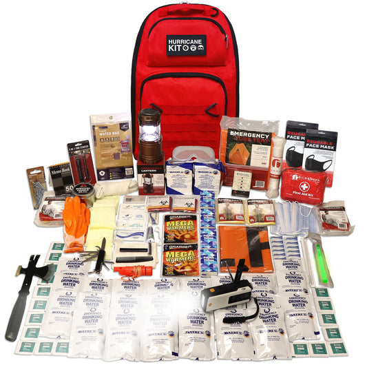 The QK Hurricane Kit - Up to 2 Person Extreme Weather Survival Kit