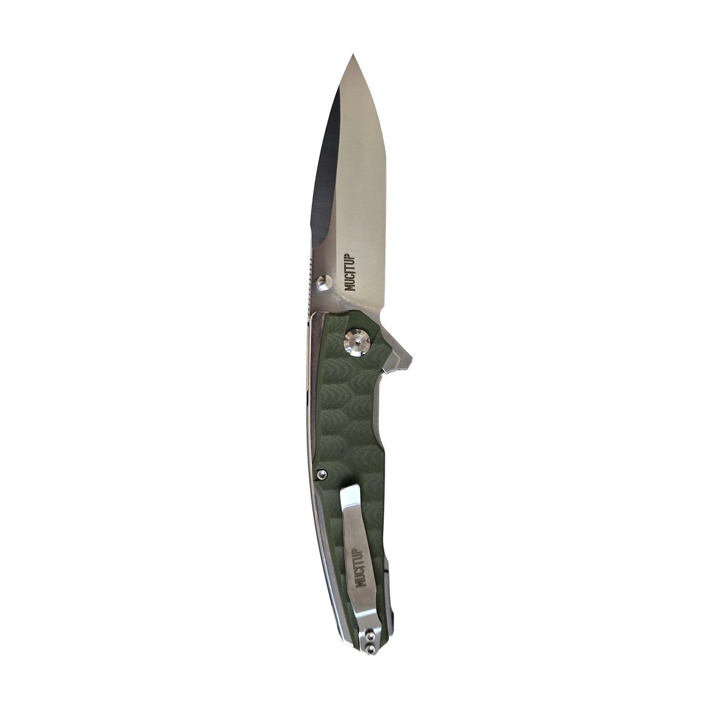 MUCITUP APEX 2 - D2 Steel Folding Knife G10 Handle 4" Blade