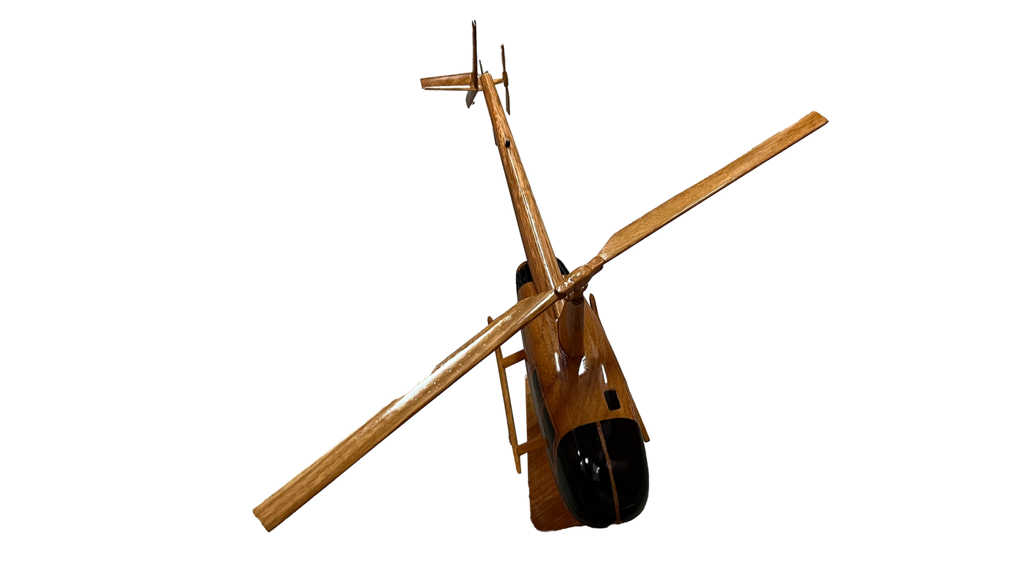 Robinson R-44 ( R44 )  Mahogany Wood Desktop Helicopters Model