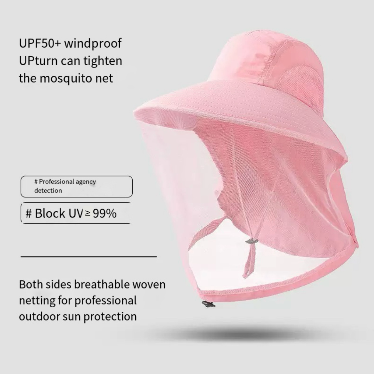 LITEGUEST Mosquito-Proof Fishing Hat – UPF50+ Sun & Bug Protection Hat