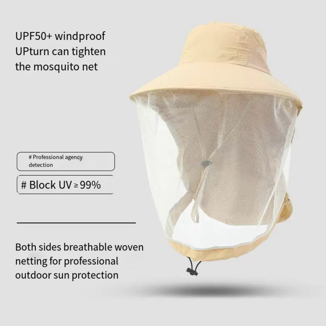 LITEGUEST Mosquito-Proof Fishing Hat – UPF50+ Sun & Bug Protection Hat
