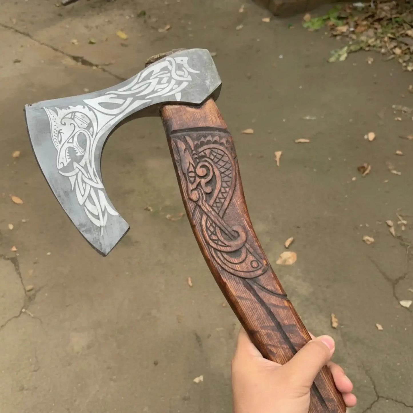 Skeggox Style Viking Bearded Axe Hand Forged | Outdoor Utility Tool