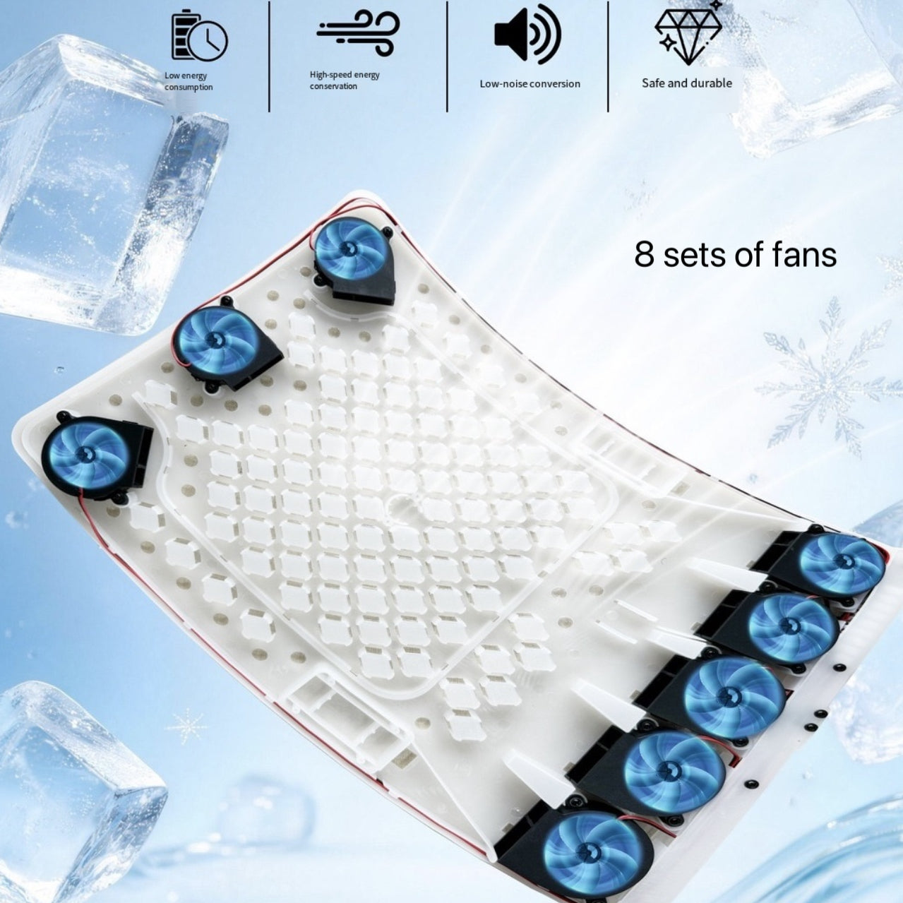 LITEGUEST Ventilated Cooling Seat Cushion | USB Air Cooling Seat
