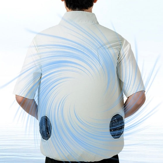 Liteguest UPF50+ Cooling Fan Vest for Hiking, Golf & Outdoor Work