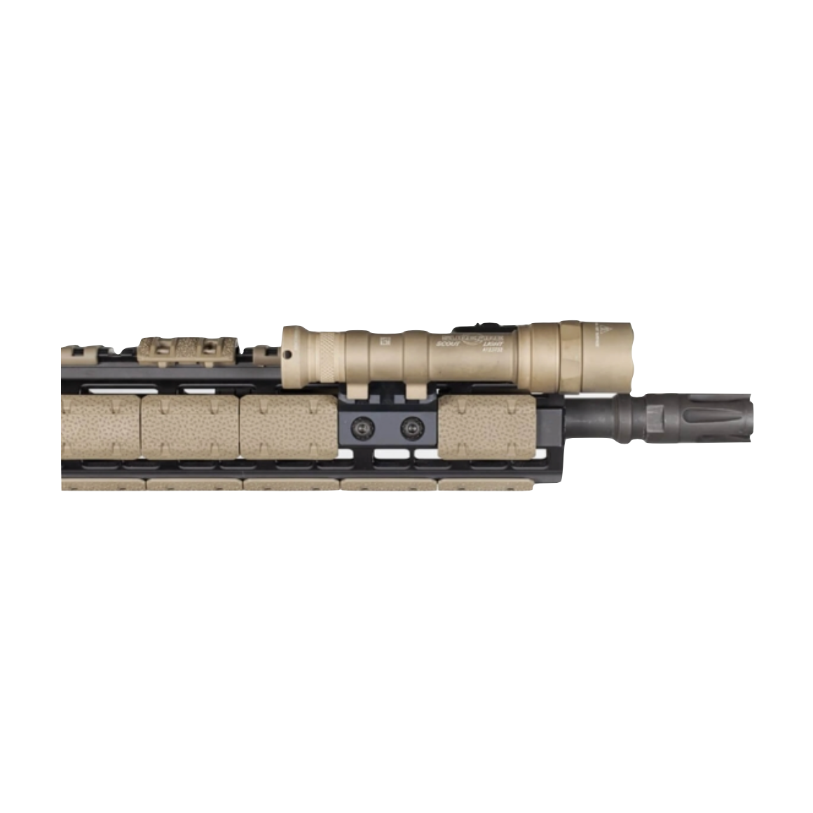 M-LOK® Offset Light/Optic Mount, Aluminum