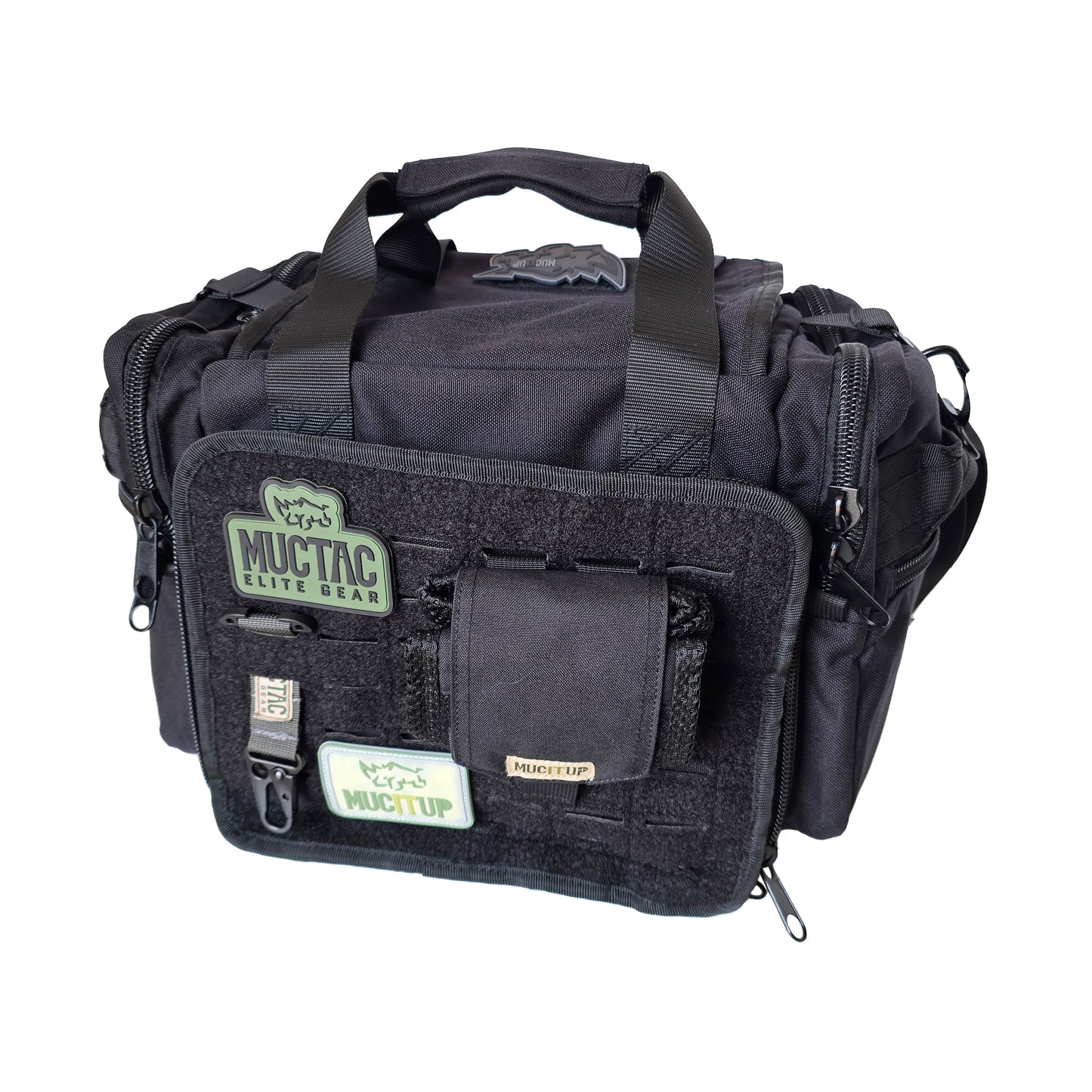 MUCTAC Elite Range Bag 15x10x11 Tactical Gear Organizer w/ MOLLE Panel