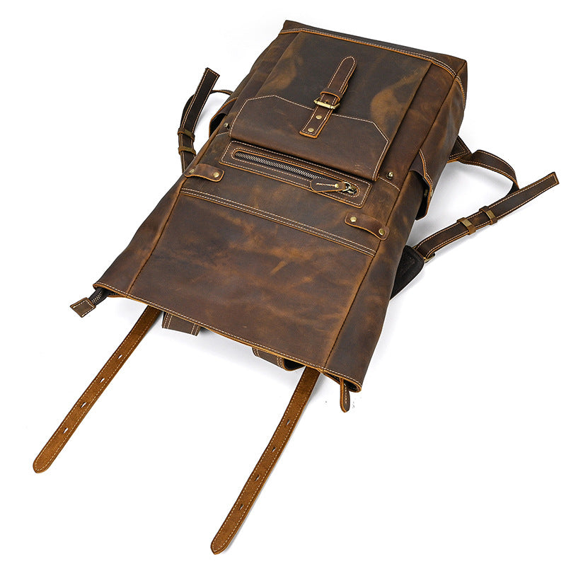 Bastion – Crazy Horse Leather Rucksack