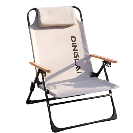 Comfortable Camping Chair  Adjustable Foldable  with Pillows