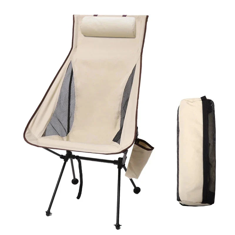 Aluminum Alloy Folding Camping Chair  Strong  Lightweight  and Easy to Carry