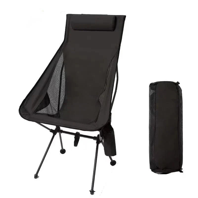 Aluminum Alloy Folding Camping Chair  Strong  Lightweight  and Easy to Carry