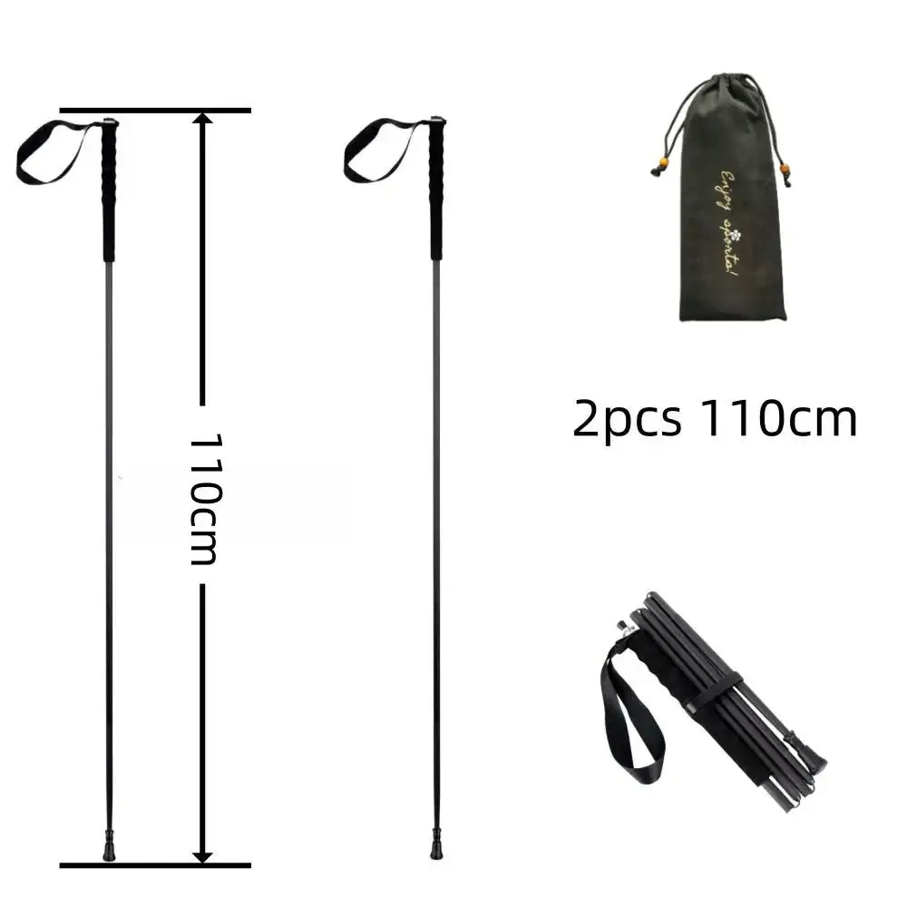 Experience Effortless Hiking with Ultralight Carbon Fiber Trekking Poles