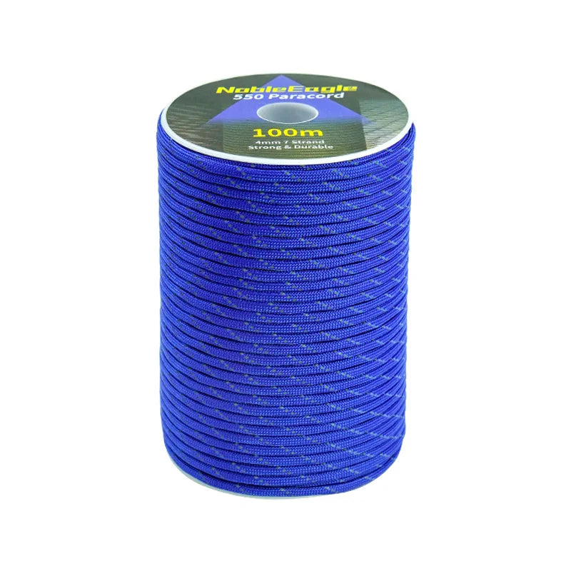 7-Strand 4mm 550lb Paracord for Camping, Hiking, and Survival