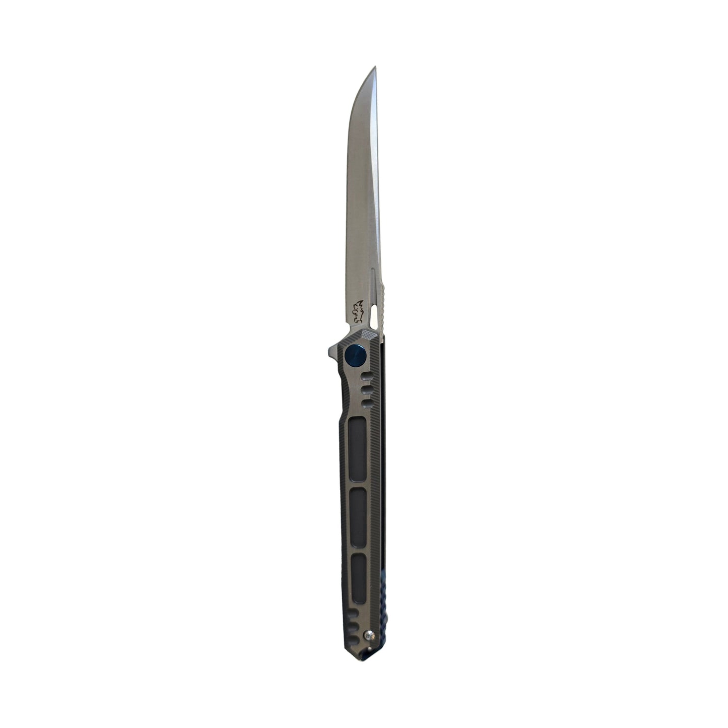 Luxury Folding Knife, M390 Steel Blade, Titanium Handle, Smooth EDC Flipper, 8.35"