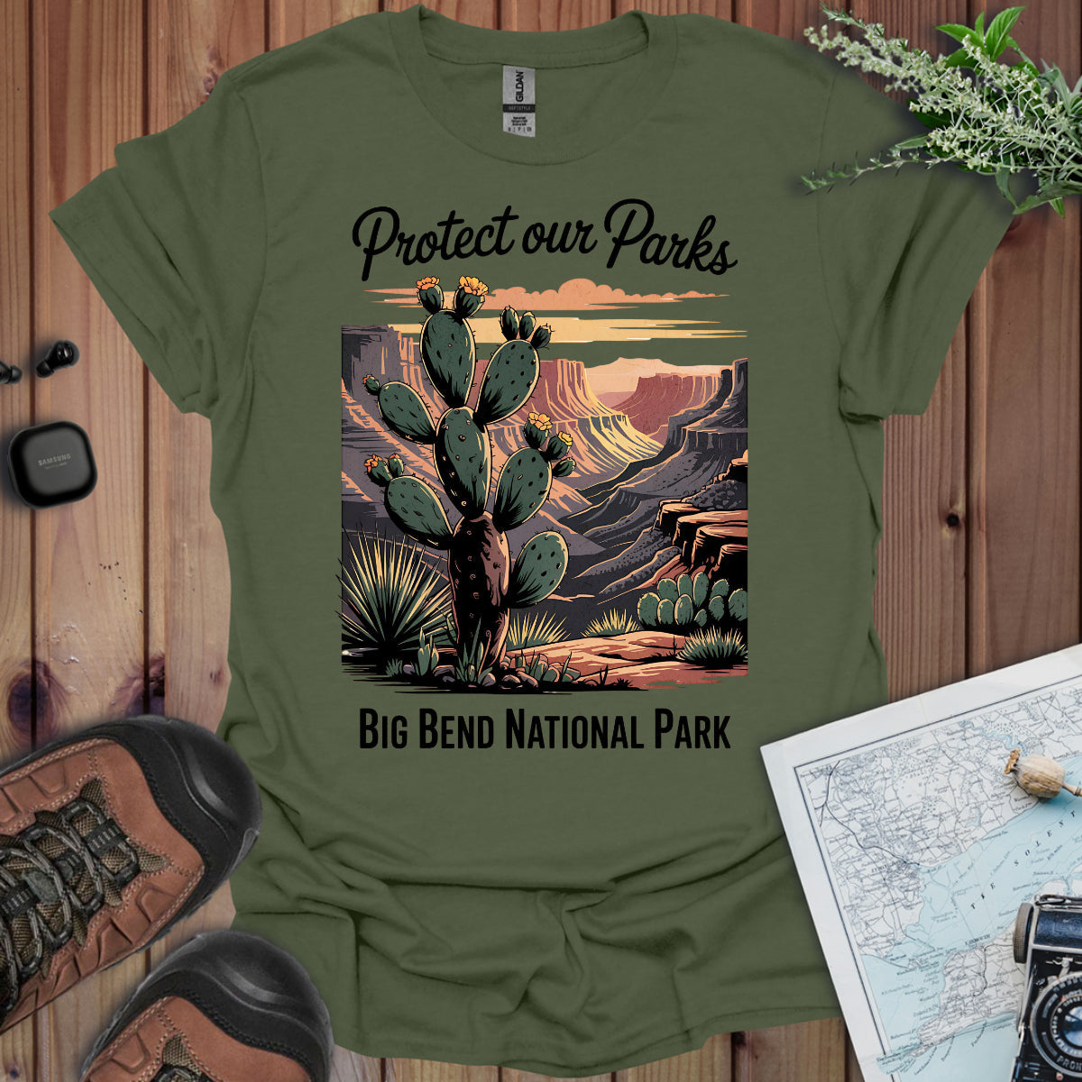 Protect Our Parks Big Bend Unisex T-Shirt