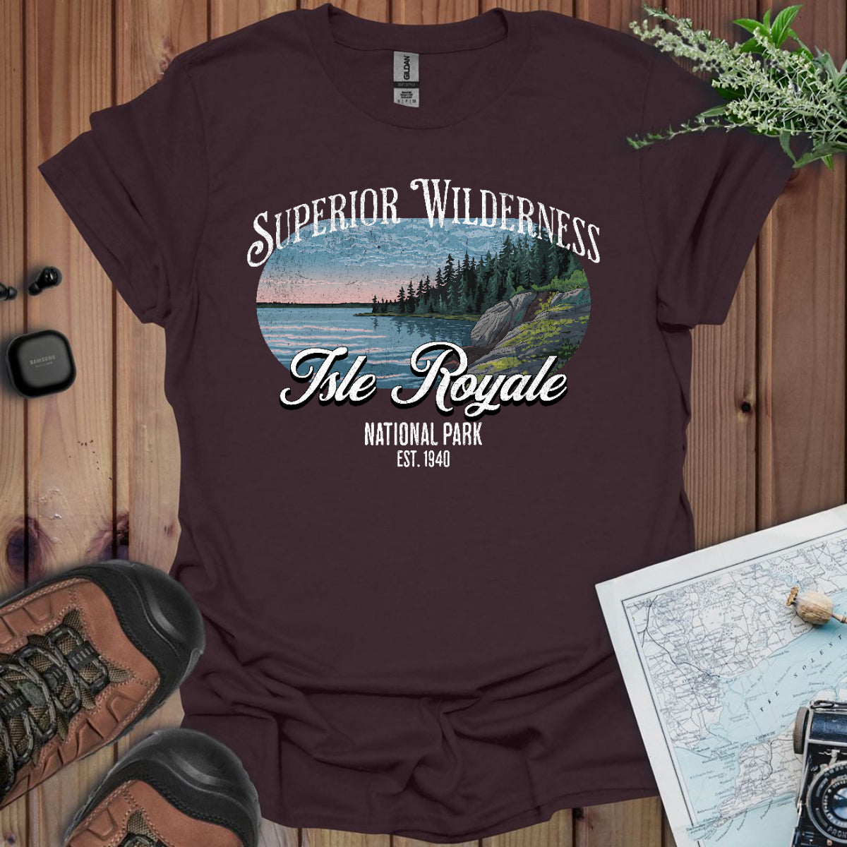 Isle Royale National Park Unisex T-Shirt Superior Wilderness