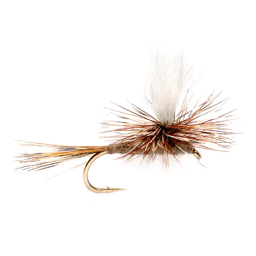 Adams Parachute Classic Dry Fly - 12 Flies Hook Size 14