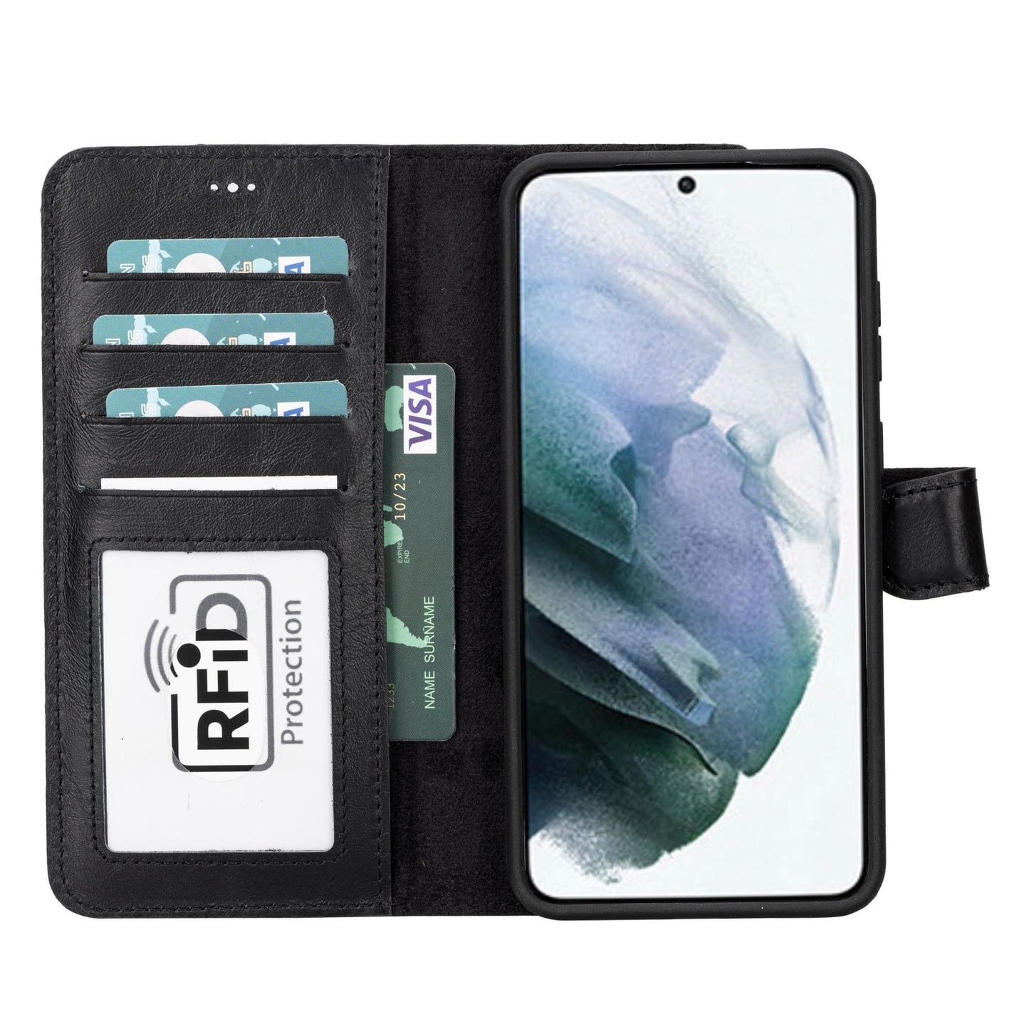 Buffalo Samsung Galaxy S23 Series Detachable Leather Wallet Case