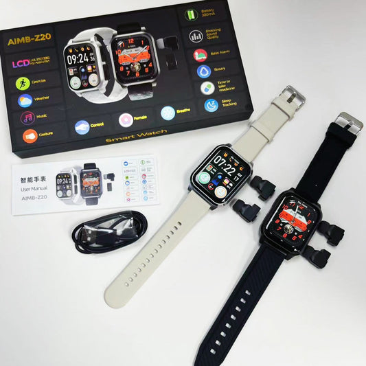 Smart Bluetooth Earbuds Multi-functional High-tech Smartwatch For Calls And Music