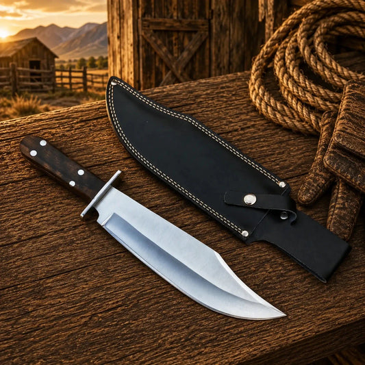 Condor Undertaker Bowie Knife Stainless Steel Walnut Handle