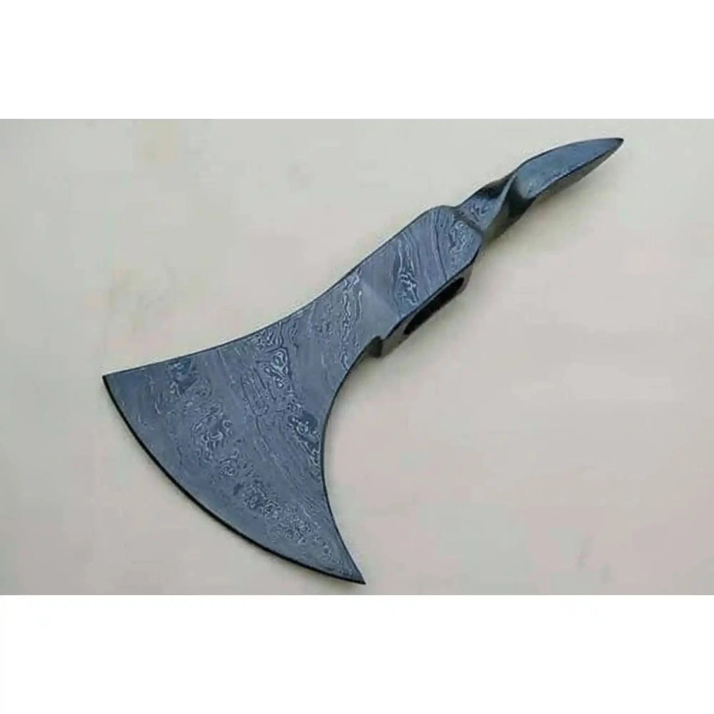 Custom Handmade Damascus Steel Tomhawk  Viking Axe Head 10" long