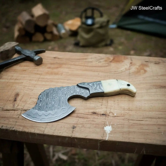 Damascus Steel Axe Viking Axe Hatchet Axe Bearded Axe Tomahawk