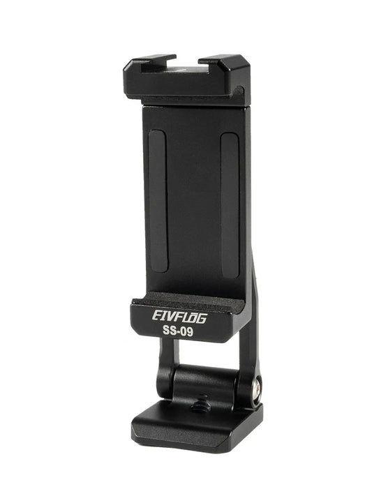 Linkogear Aluminum Phone Clamp Mount 360° Rotating Cold Shoe Tripod