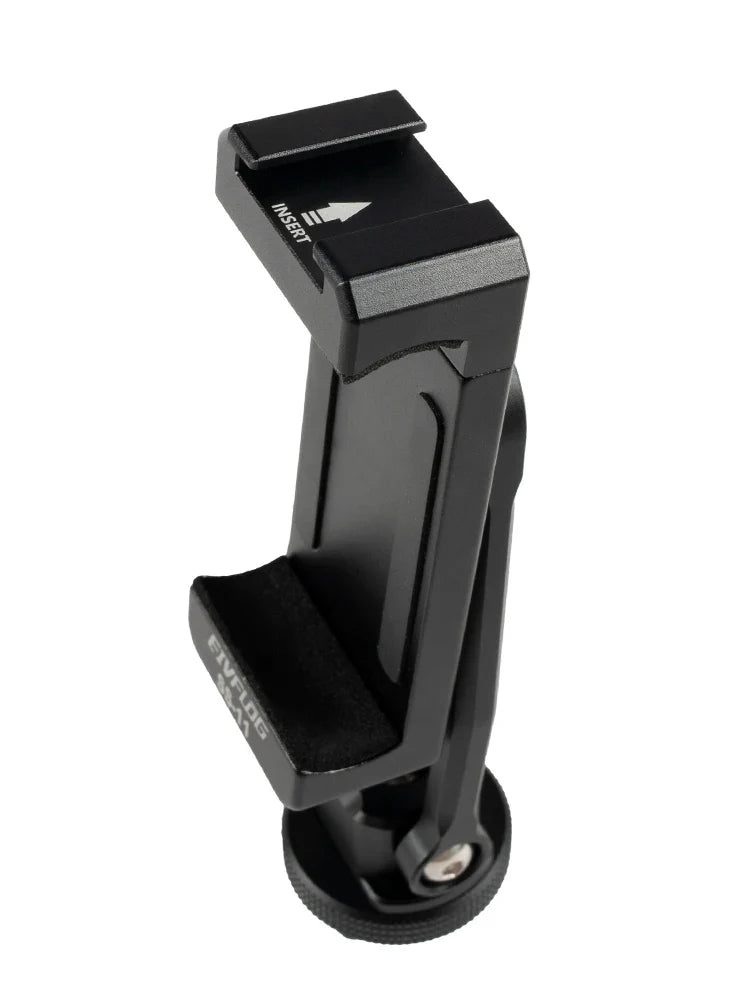 Linkogear Aluminum Phone Clamp Mount 360° Rotating Cold Shoe Tripod