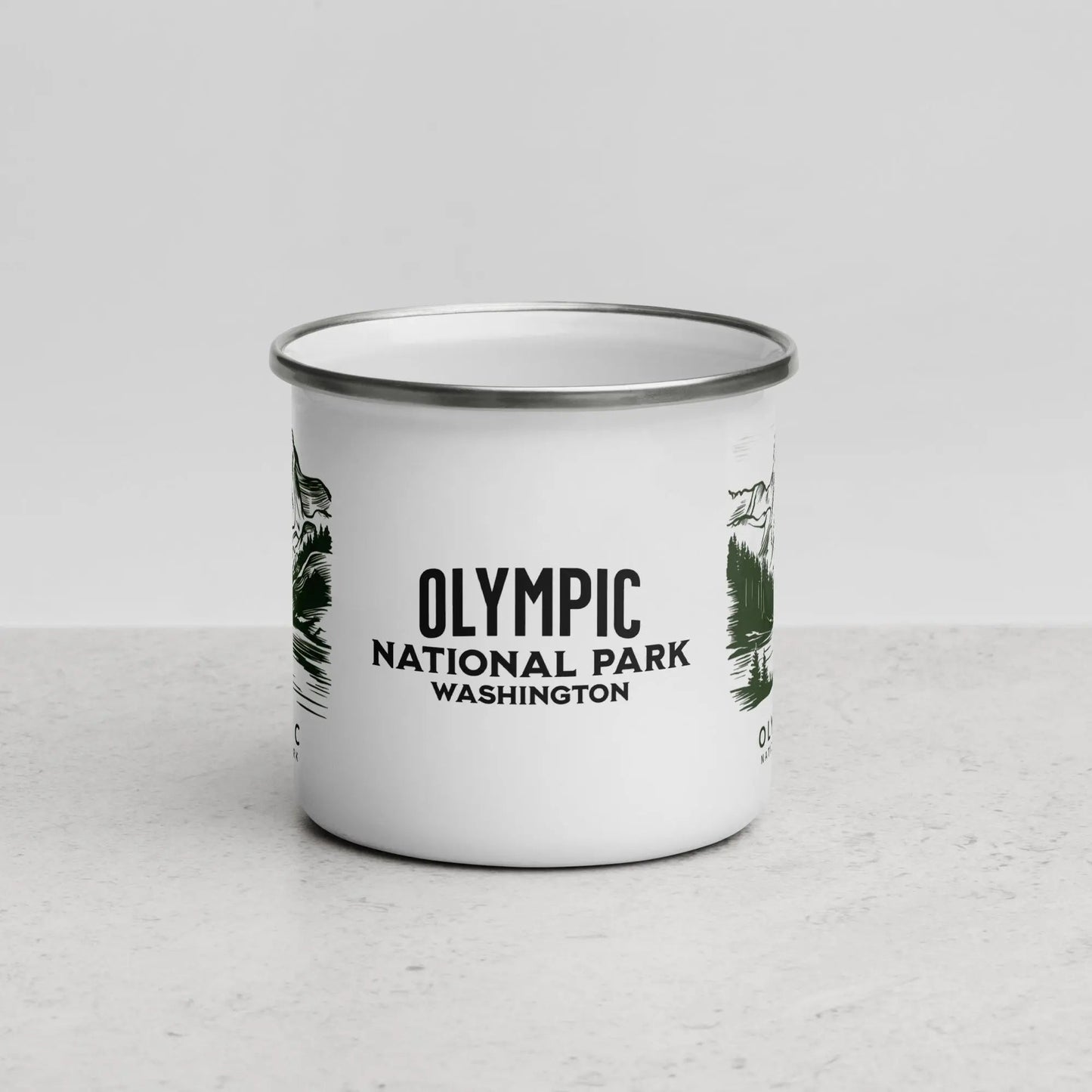 Olympic National Park Durable Enamel Camp Mug