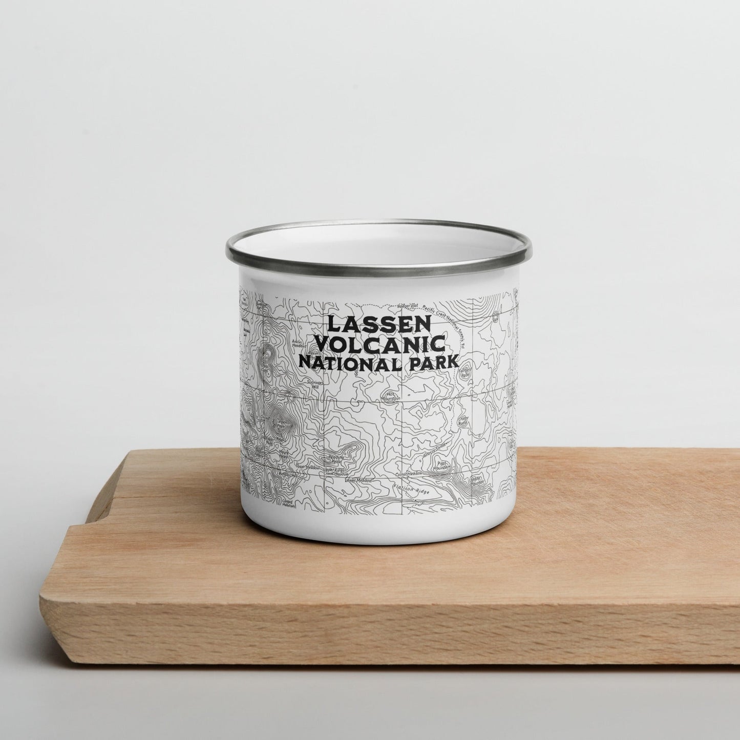 Lassen Volcanic Topographic Camp Mug