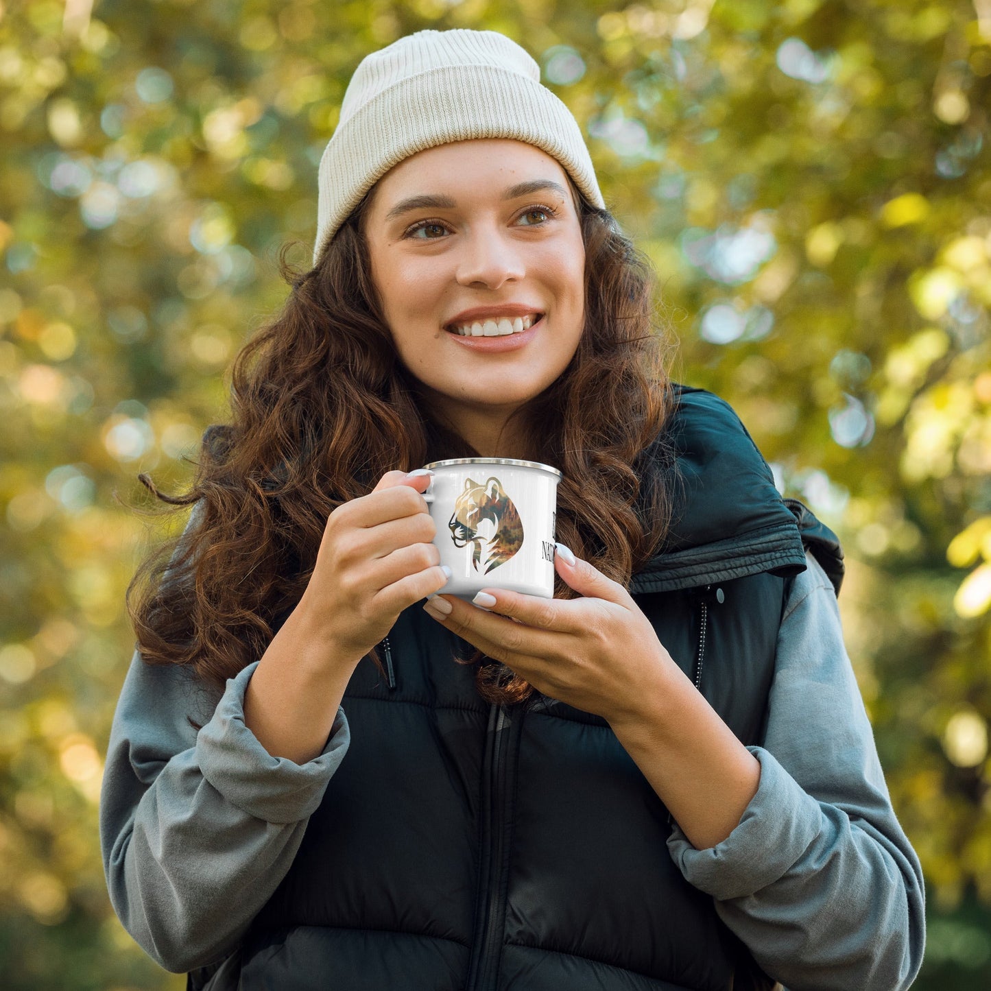 Zion Park Mountain Lion Camp Mug