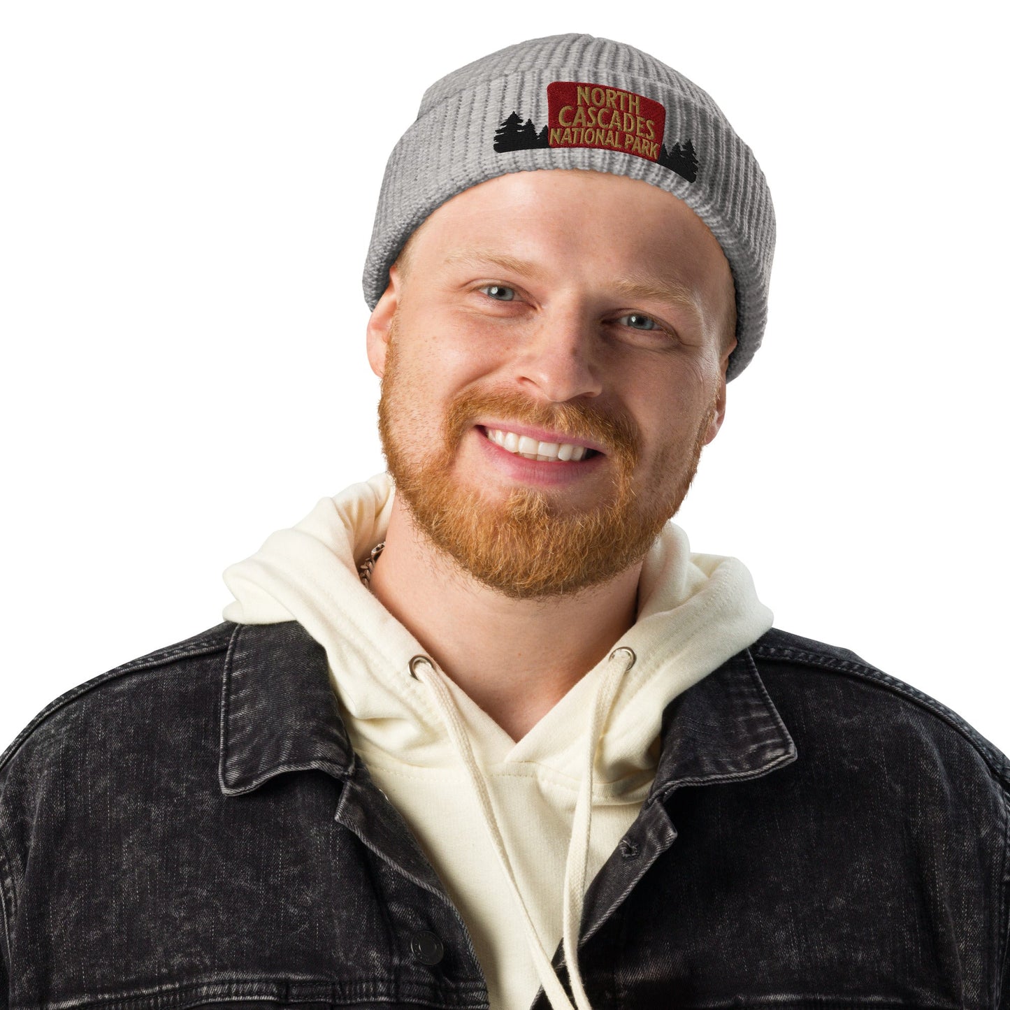 North Cascades National Park Embroidered Beanie