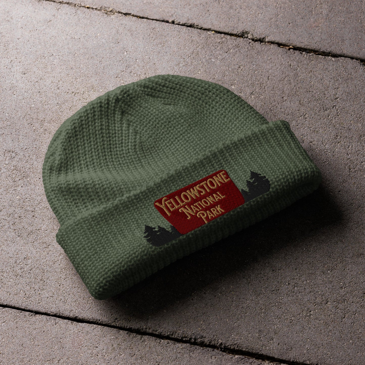 Yellowstone National Park Embroidered Beanie Wharf Style
