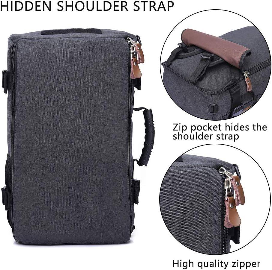 Canvas Travel Backpack – Convertible 30L Multi-Function Design