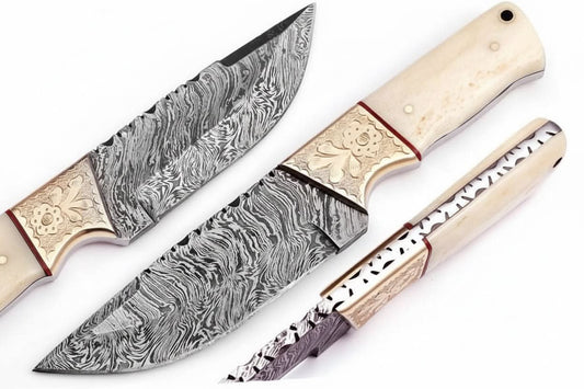 Handmade Bushcraft Knife Damascus Steel DK-0407