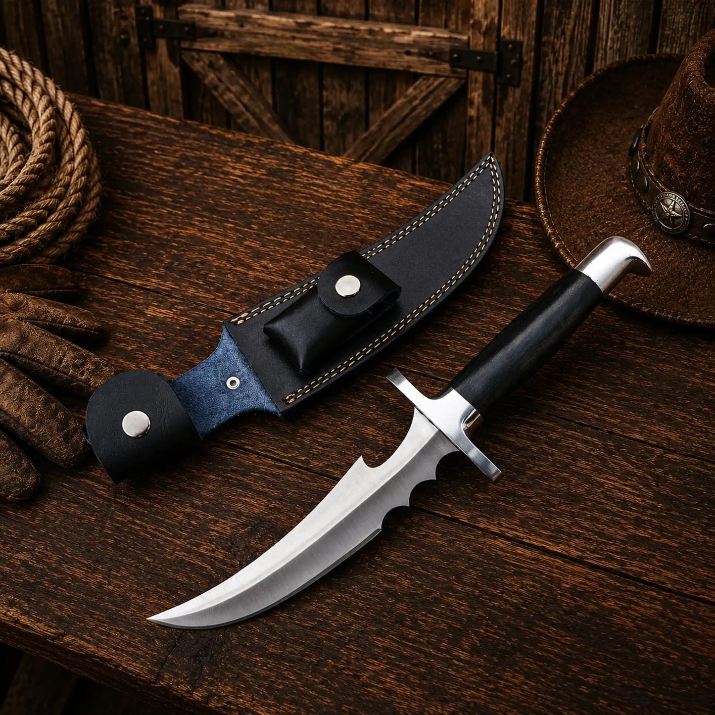 Red Hood Inspired Knife – D2 Steel Anime Cosplay Prop Blade
