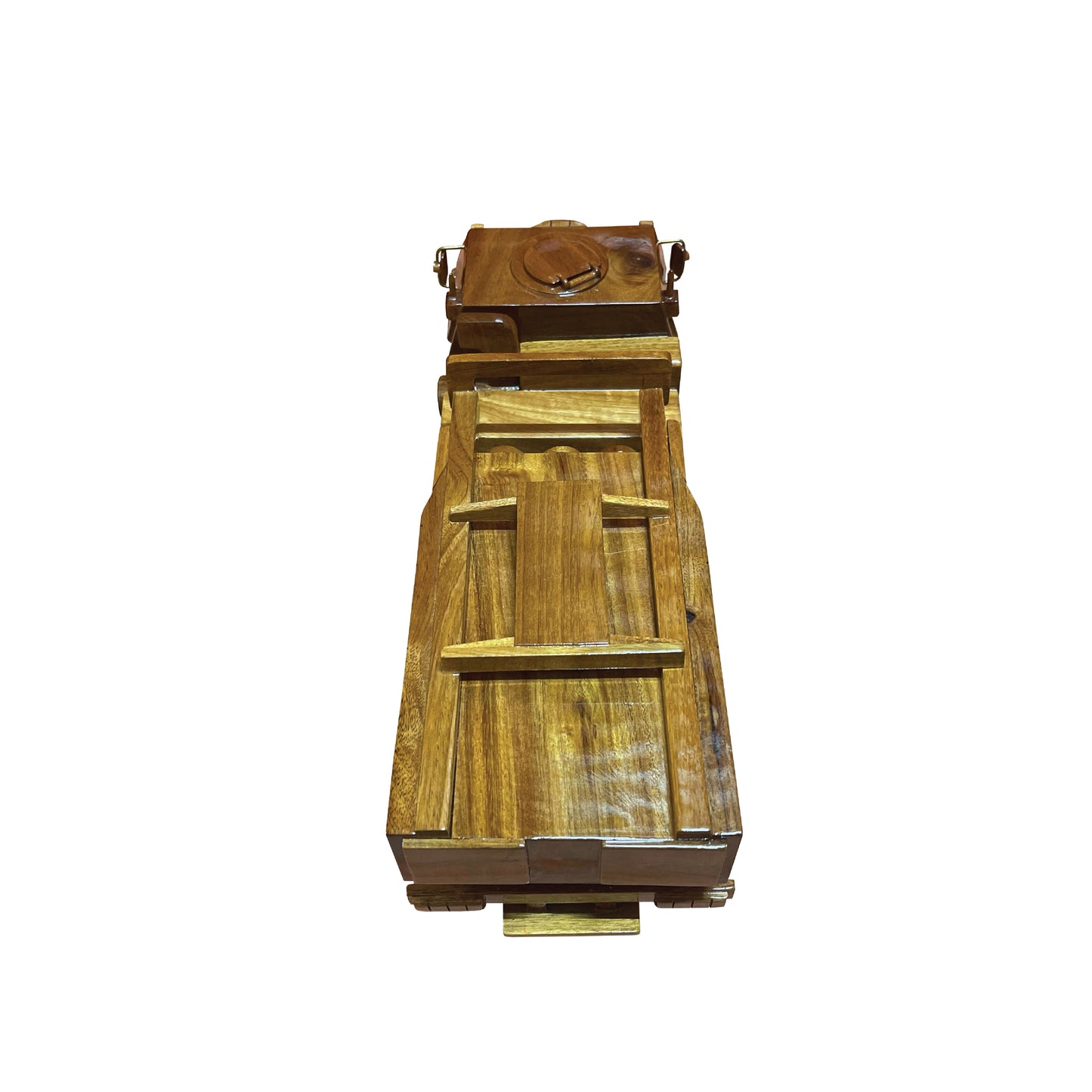 HIMARS Mahogany Wood Desktop truck Model