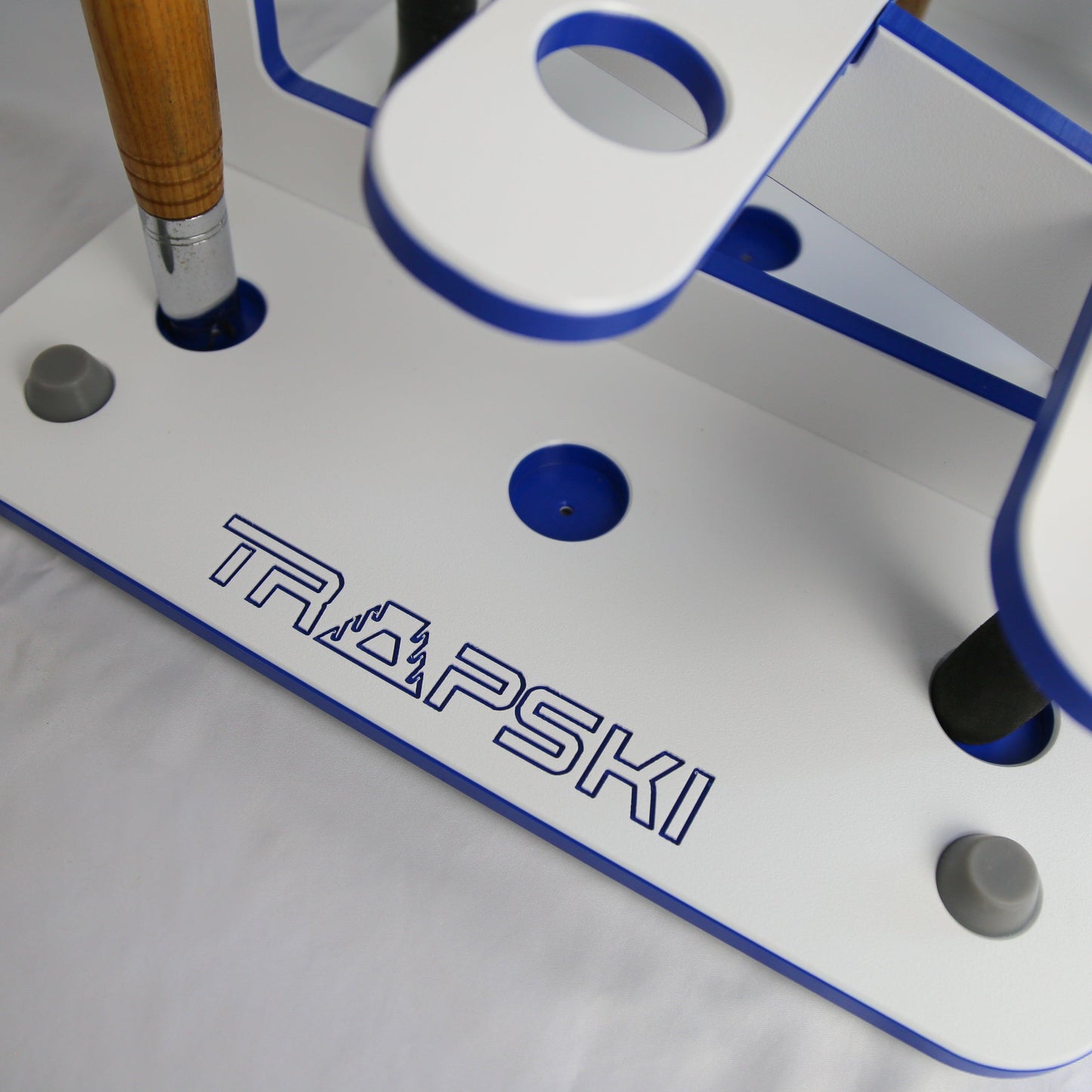 Made in the USA Fishing Rod Rack | 12 Pole Waterproof Wash-down | Dock, Garage, Boat, Storage