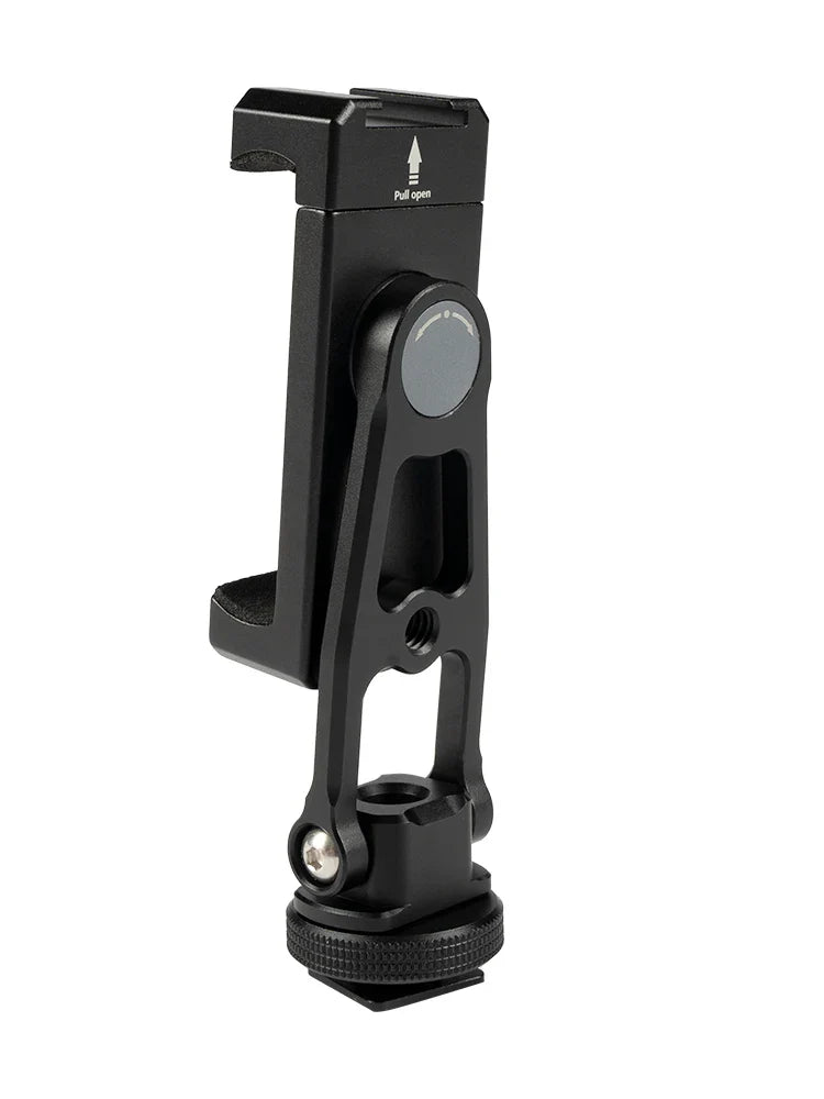 Linkogear Aluminum Phone Clamp Mount 360° Rotating Cold Shoe Tripod