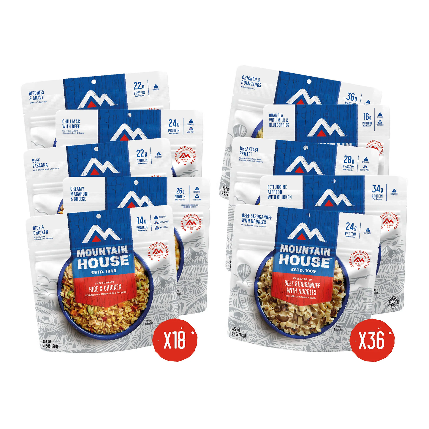 Mountain House 3-Month Emergency Food Supply