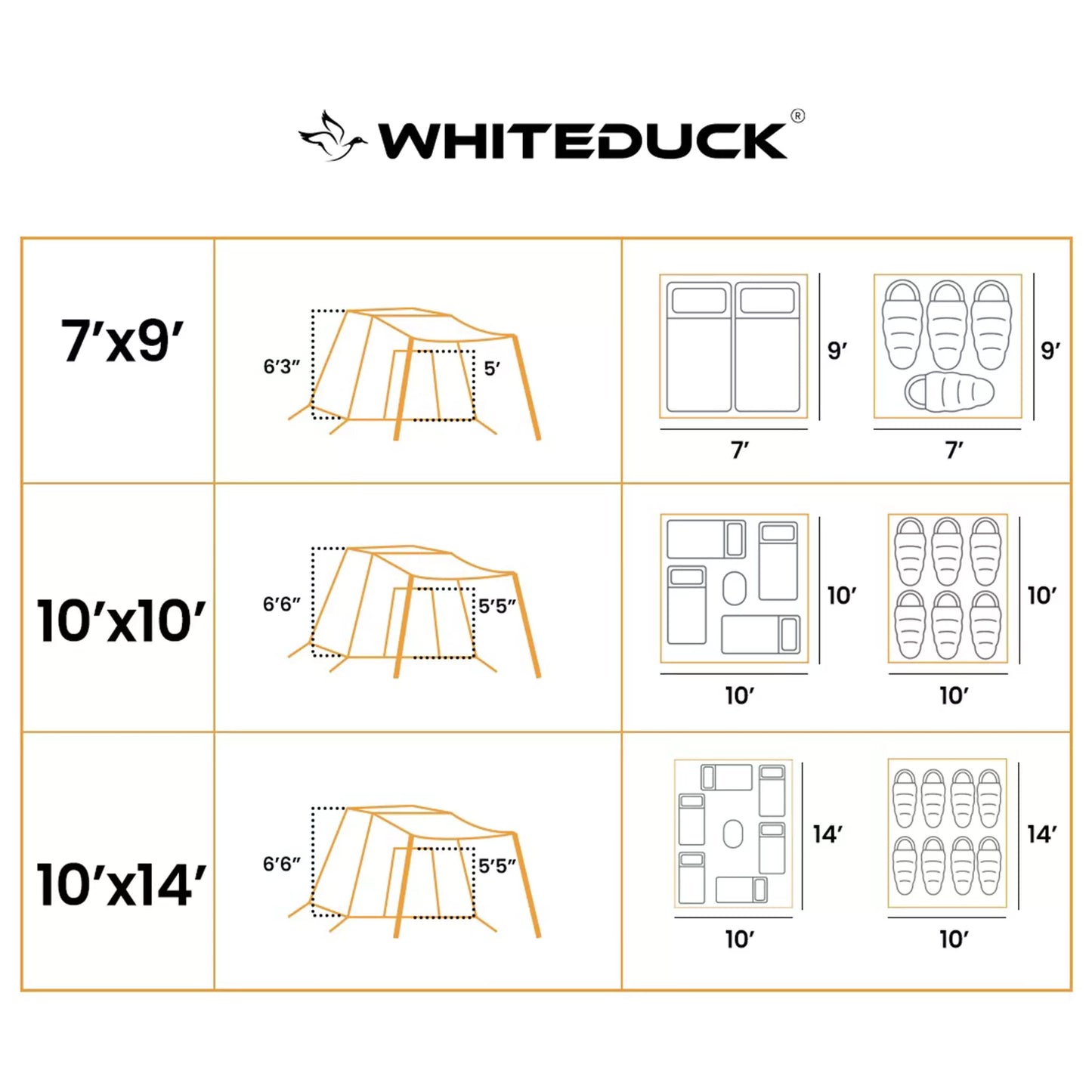 7'x9' Prota Canvas Tent
