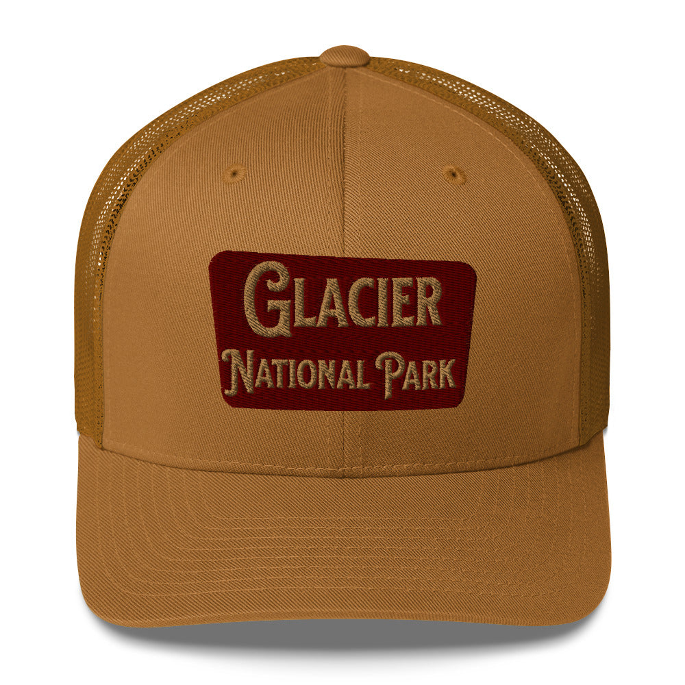 Glacier Embroidered National Park Trucker Hat