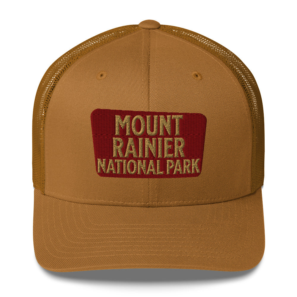 Mount Rainier National Park Embroidered Trucker Hat