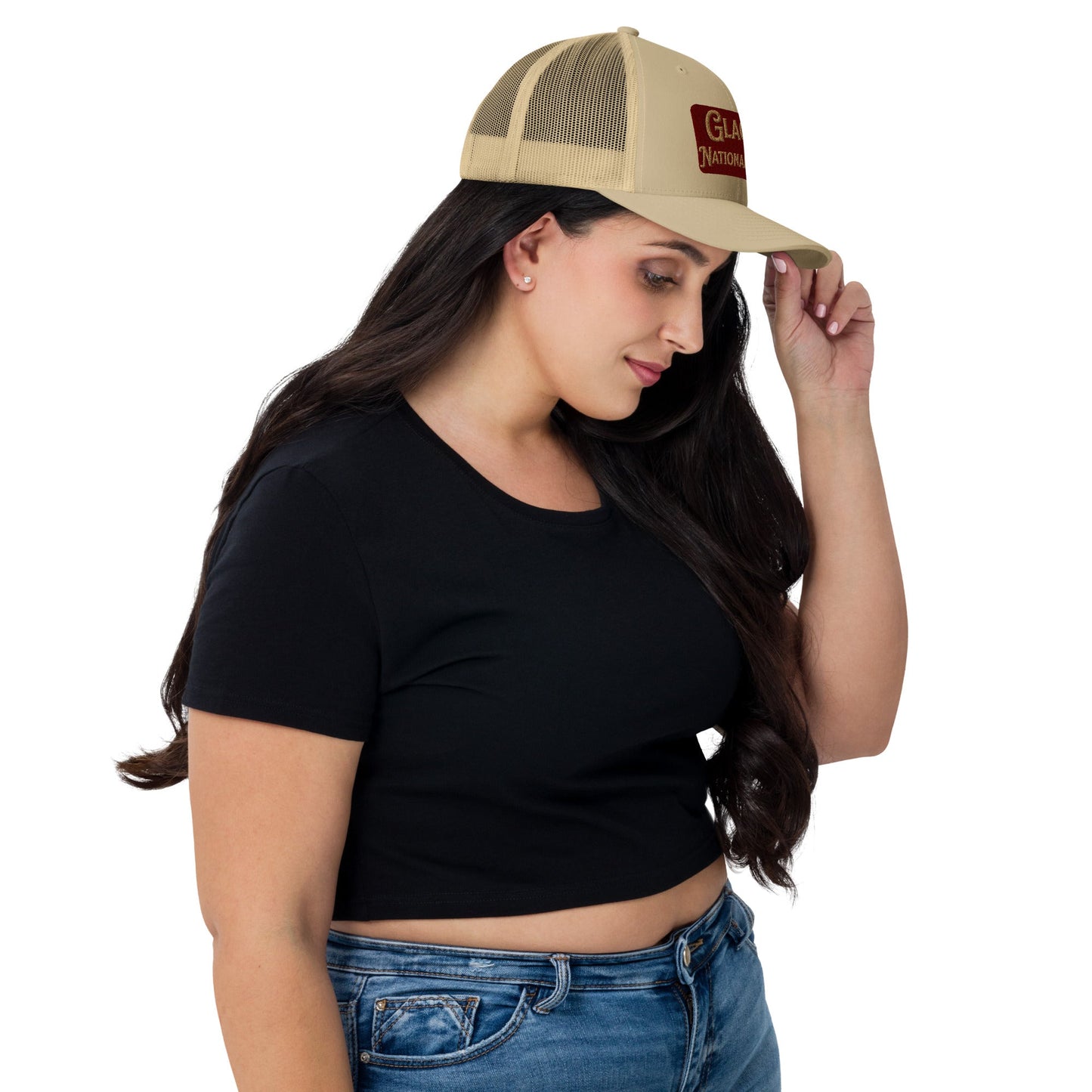 Glacier Embroidered National Park Trucker Hat