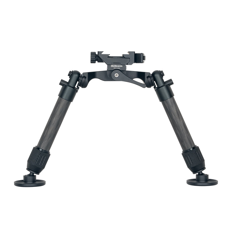 Linkogear HB-C05M Carbon Fiber Bipod Arca & Picatinny 7–10.1" - Black
