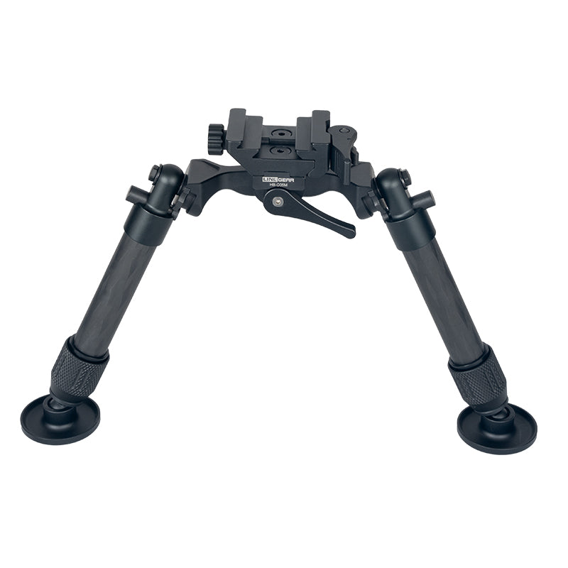 Linkogear HB-C05M Carbon Fiber Bipod Arca & Picatinny 7–10.1" - Black