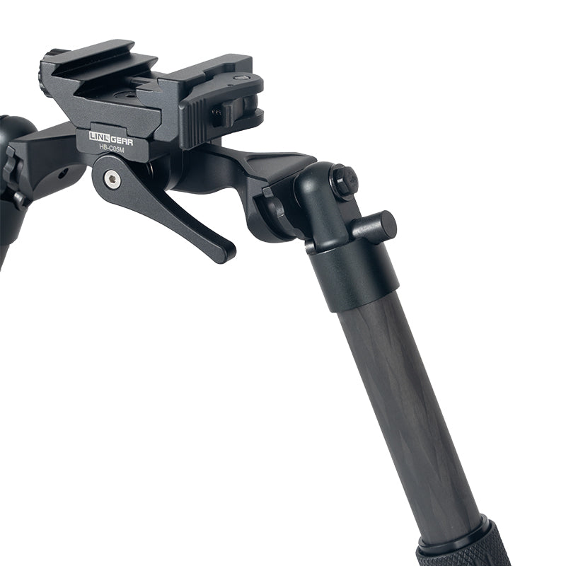 Linkogear HB-C05M Carbon Fiber Bipod Arca & Picatinny 7–10.1" - Black