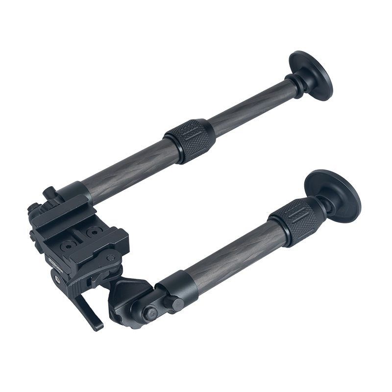 Linkogear HB-C05M Carbon Fiber Bipod Arca & Picatinny 7–10.1" - Black