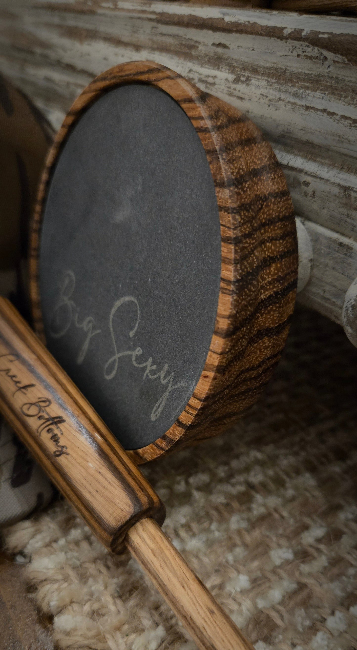 "Big Sexy" Zebrawood slate