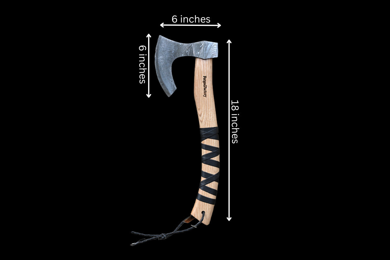 Viking Hatchet by KBS Knives Forged Factory