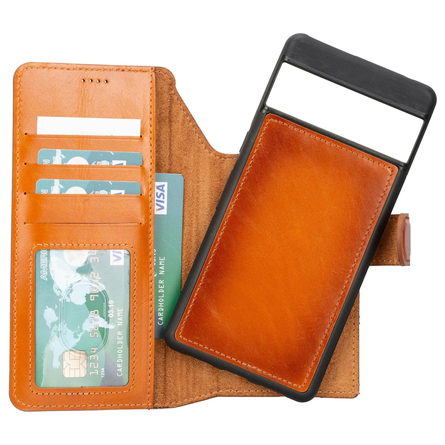 Sheridan Detachable Leather Google Pixel 8 Pro Wallet Case